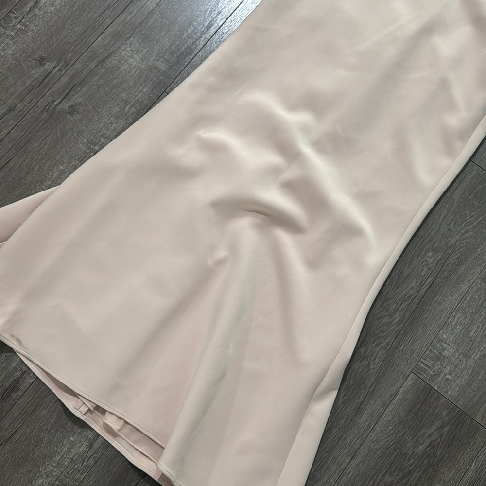 BCBG MAX AZRIA Womens Cut-Out Halter Evening Dress- Bare Pink size 10 - Picture 4 of 8